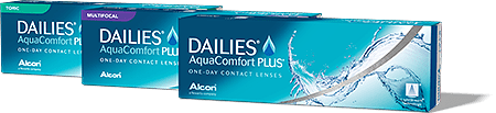 photo of Dailies Aquacomfort boxes